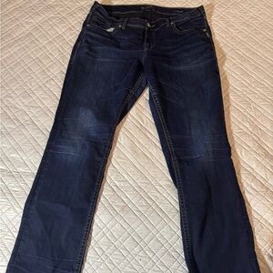 Women's Dark Blue Jeans